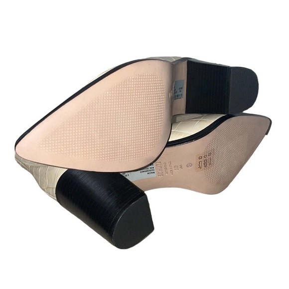 Schutz Analeah Egg Shell Croc Boots - Picture 7 of 13